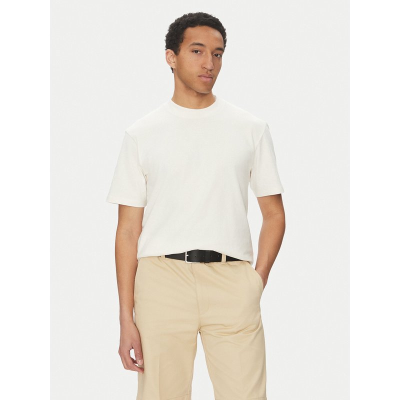 HUGO T-Shirt Dapolino 50488330 Écru Relaxed Fit