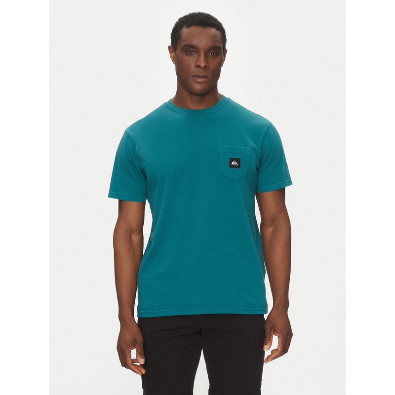 Quiksilver T-Shirt EQYZT08035 Türkisfarben Regular Fit