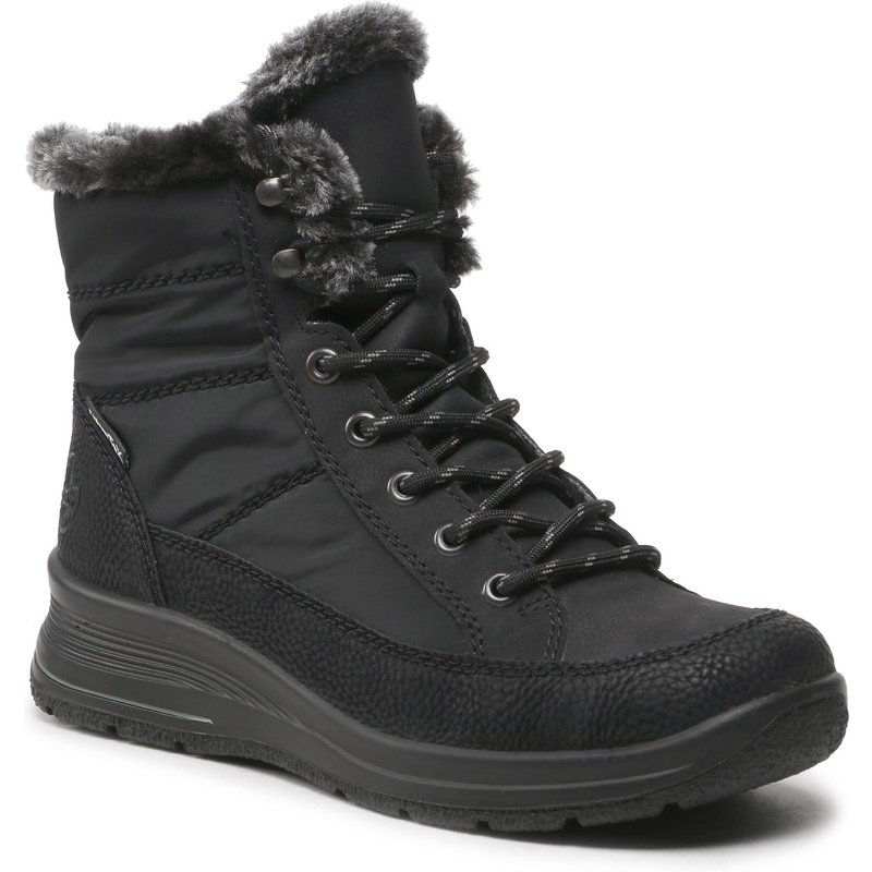 Schnürschuhe Rieker L7742-00 Schwarz