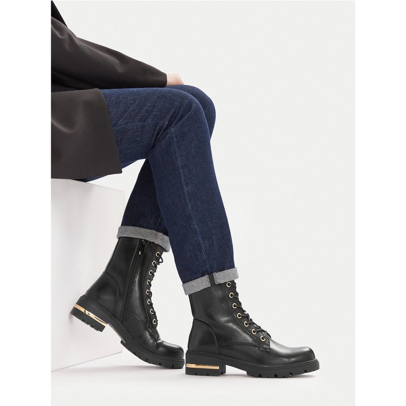 Schnürschuhe JENNY CEO-HX21037-95 Schwarz