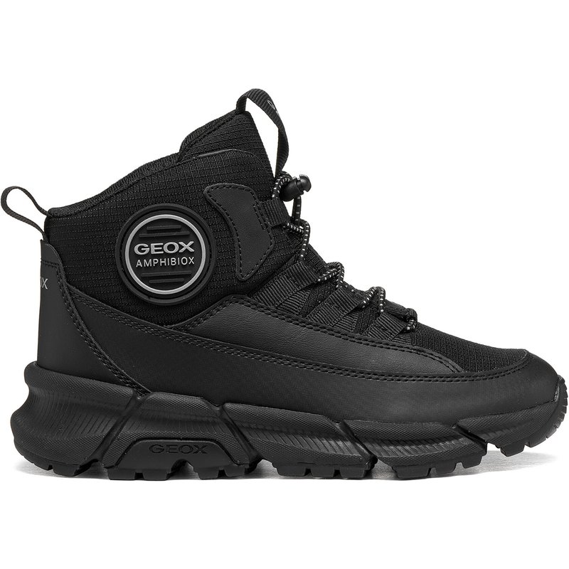 Schnürschuhe Geox J Flexyper Plus Boy B Abx J66LCF 0FUCE C9999 M Schwarz