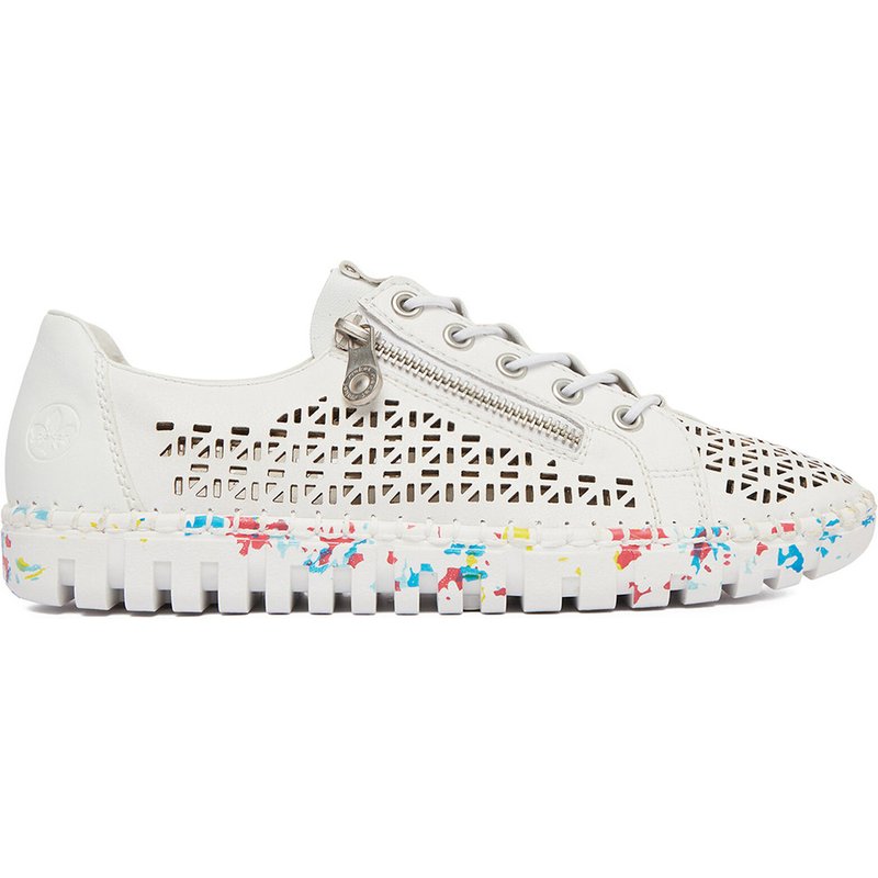 Halbschuhe Rieker CEO-M2357-80 Weiß