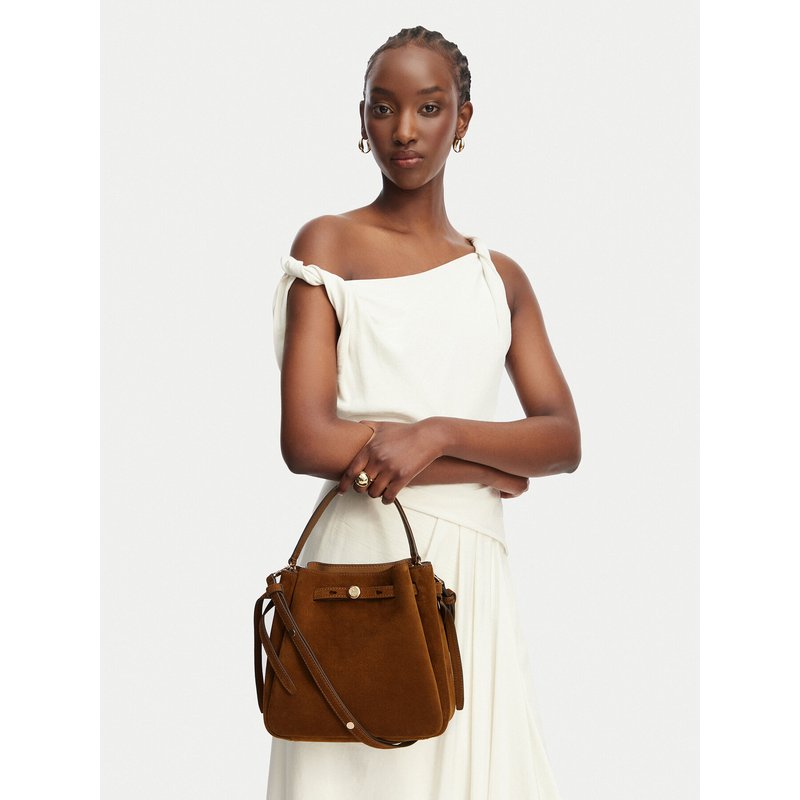 Handtasche Tory Burch Romy 174221 Braun