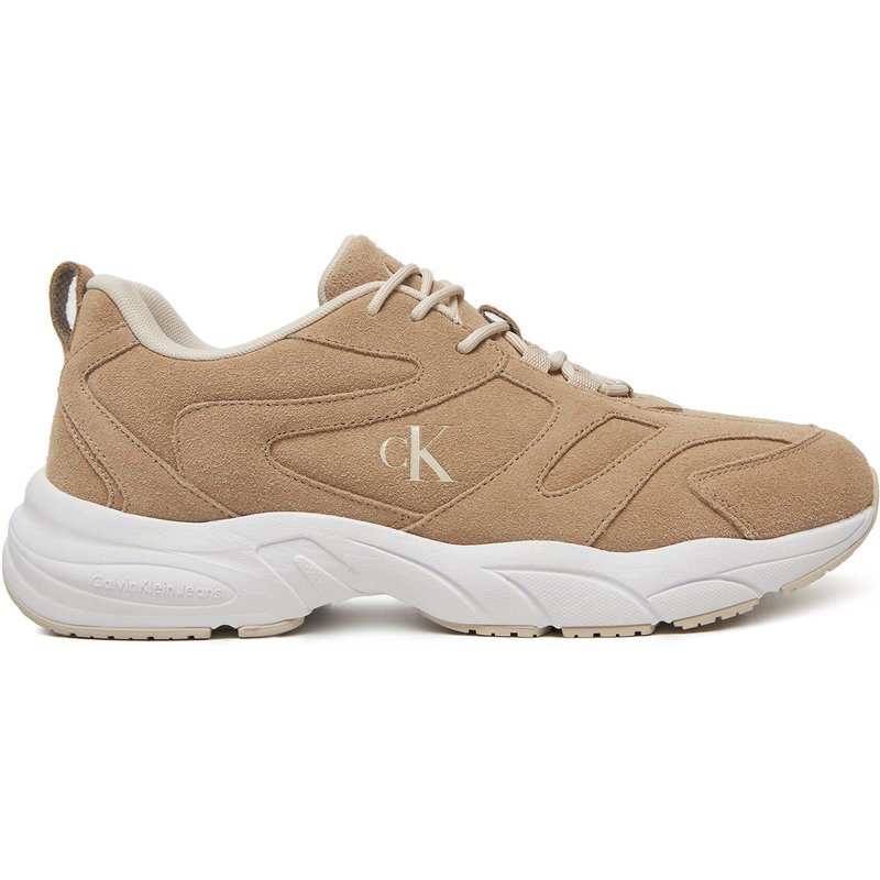 Sneakers Calvin Klein Jeans Retro Tennis Low Mg Mix Media YM0YM01171 Beige