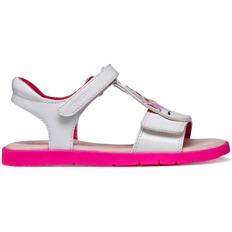 Sandalen Geox J Sandal Joyfoot Gir J65P1C 000HH C1441 S Weiß