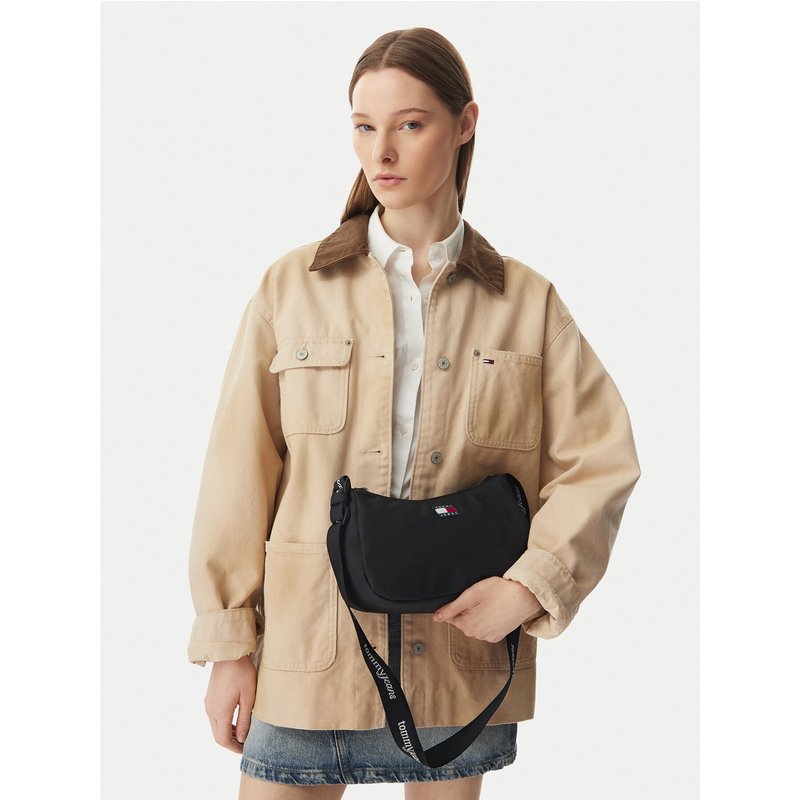 Handtasche Tommy Jeans Tjw Ess Daily Shoulder Bag AW0AW18768 Schwarz