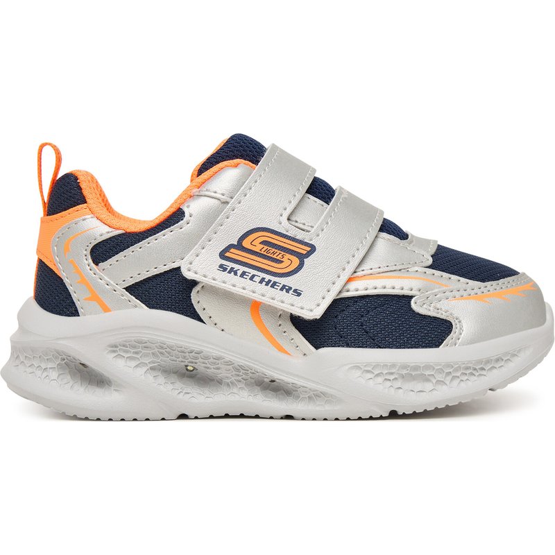 Sneakers Skechers S-Lights: Meteor-Lights - Glow Spike 401498N/SLOR Silberfarben