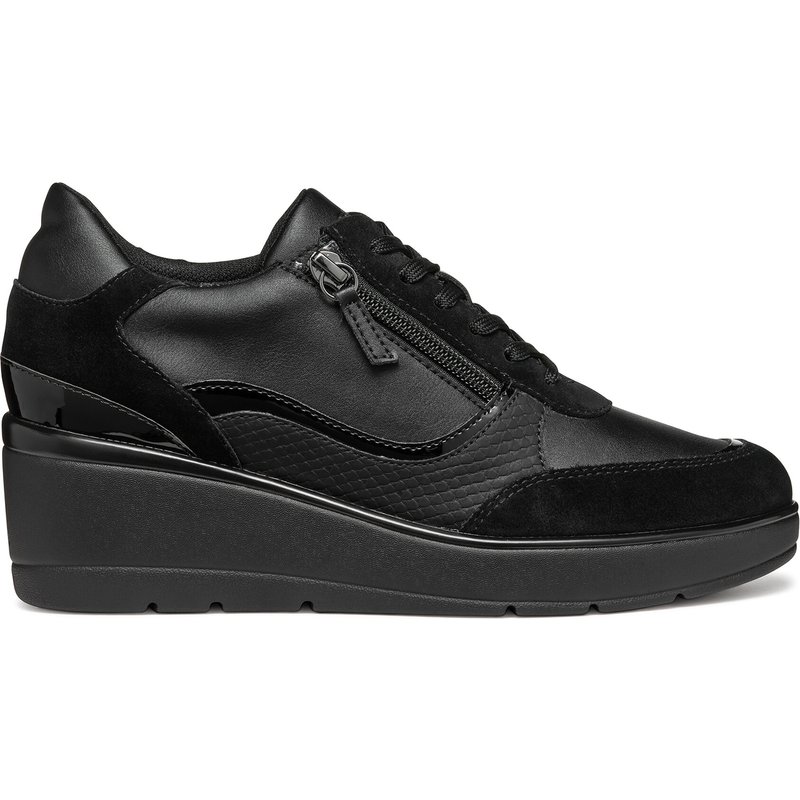 Sneakers Geox D Ilde D46RAA 05422 C9999 Schwarz