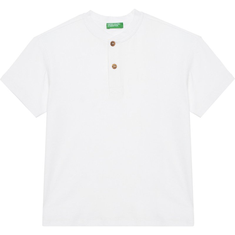 United Colors Of Benetton T-Shirt 3F4JC10NN Weiß Regular Fit