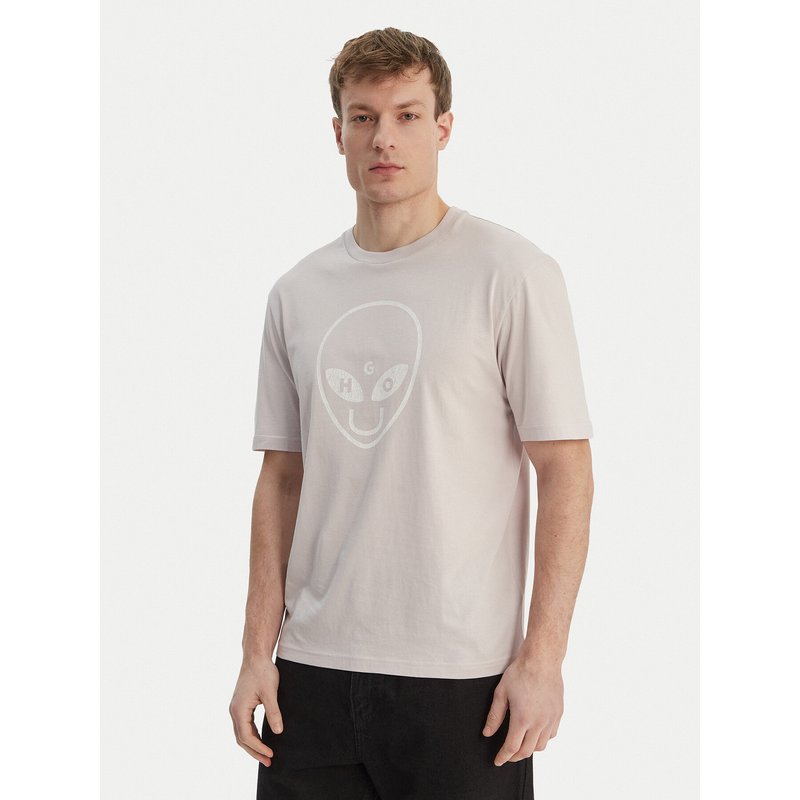HUGO T-Shirt Nalien 50560060 Helllila Regular Fit