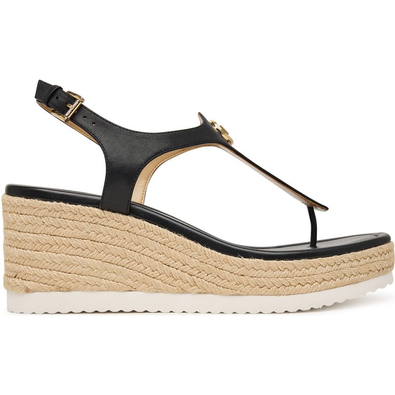 Espadrilles MICHAEL Michael Kors Val Thong Wedge 40S6VAMS1L Schwarz