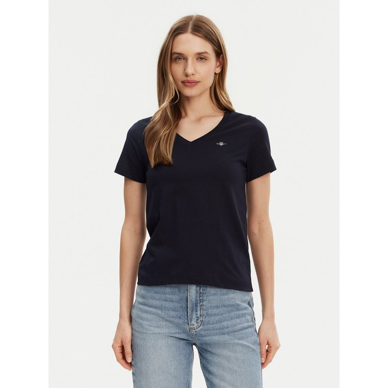 Gant T-Shirt Shield 4200750 Dunkelblau Regular Fit