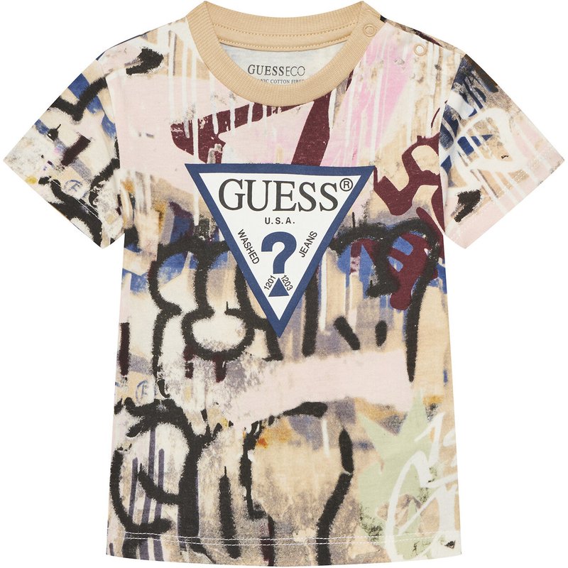 Guess T-Shirt N5YI04 K8HM4 Bunt Regular Fit