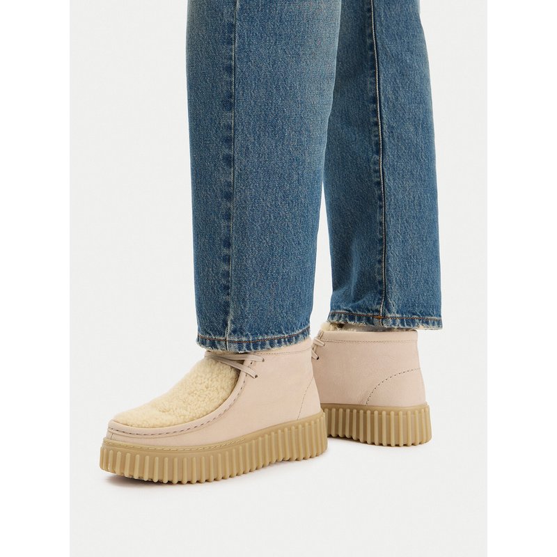 Schnürschuhe Clarks Torhill Moss 26182914 Beige