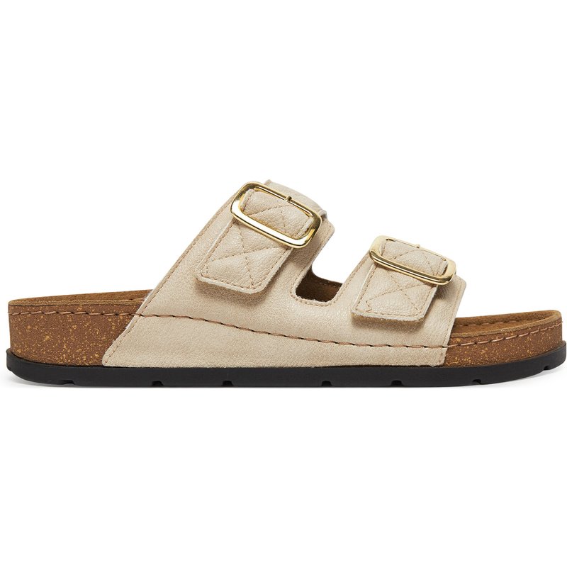 Pantoletten Scholl Bora 2 Straps Beige