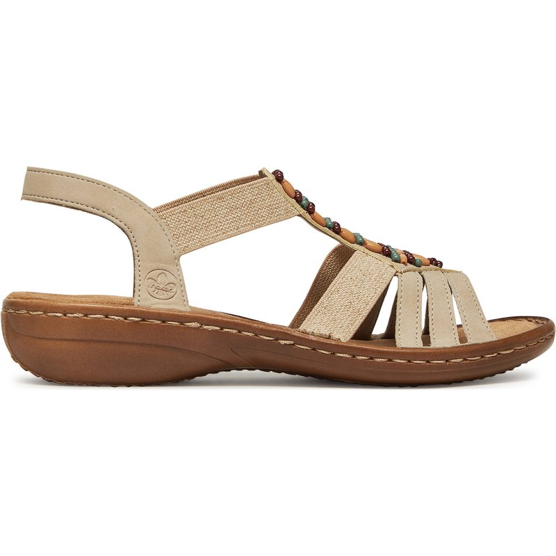 Sandalen Rieker 60851-62 Beige