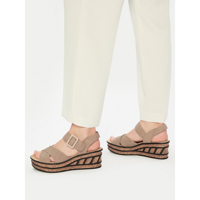 Sandalen Rieker 68163-62 Beige