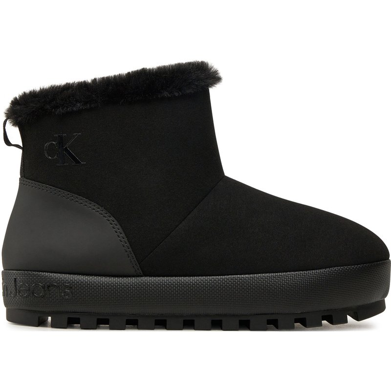 Hausschuhe Calvin Klein Jeans Home Anke Slipper YW0YW01592 Schwarz