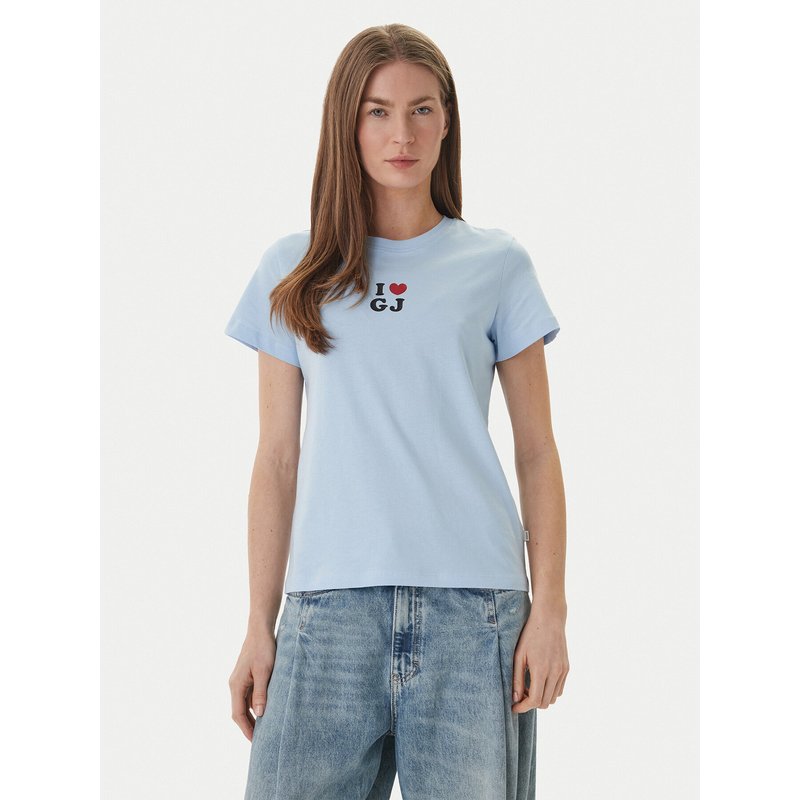 Guess Jeans T-Shirt W6GI45 K8HM0 Himmelblau Regular Fit