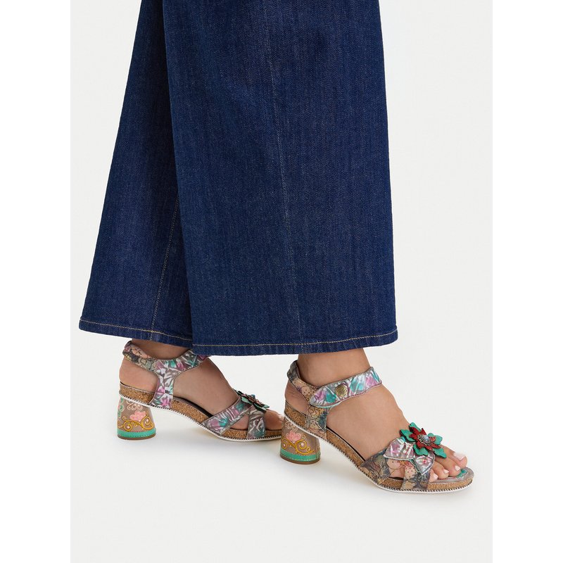 Sandalen Laura Vita Framboiseo 33 Bunt
