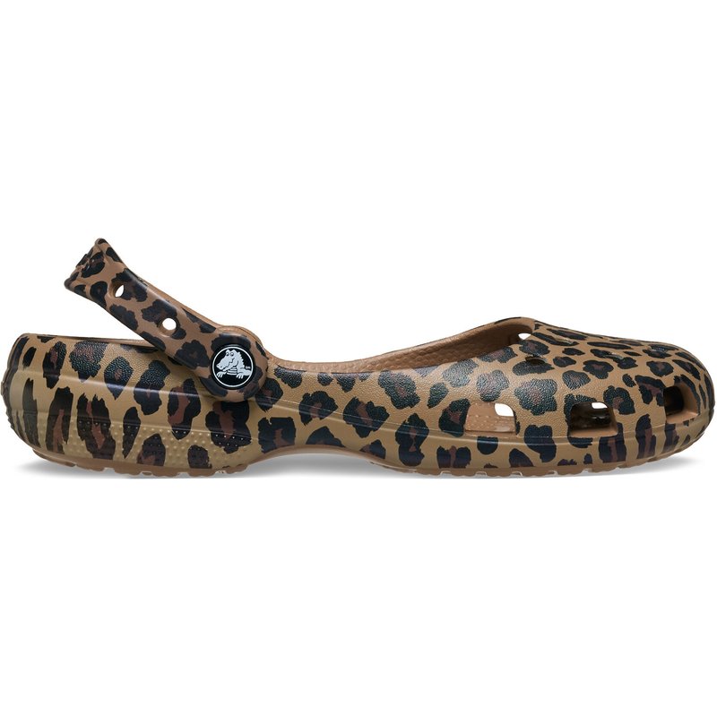 Ballerinas Crocs Classic Animal Ballet 212478 Braun