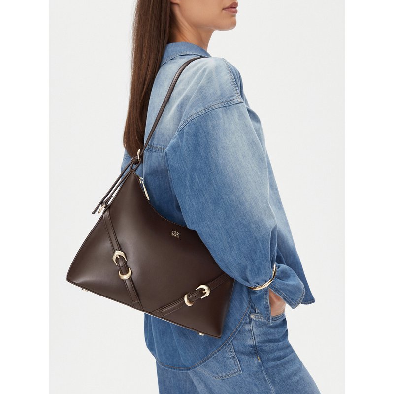 Handtasche GINO ROSSI C-ELIN-KQ39 Dunkelbraun