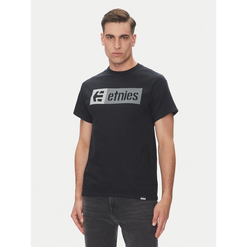 Etnies T-Shirt New Box 4130002282 Schwarz Regular Fit
