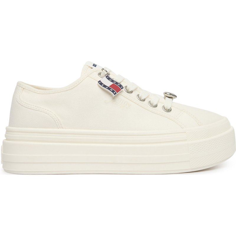 Sneakers Tommy Jeans Tjw Flatform Sneaker Charms EN0EN02959 Weiß