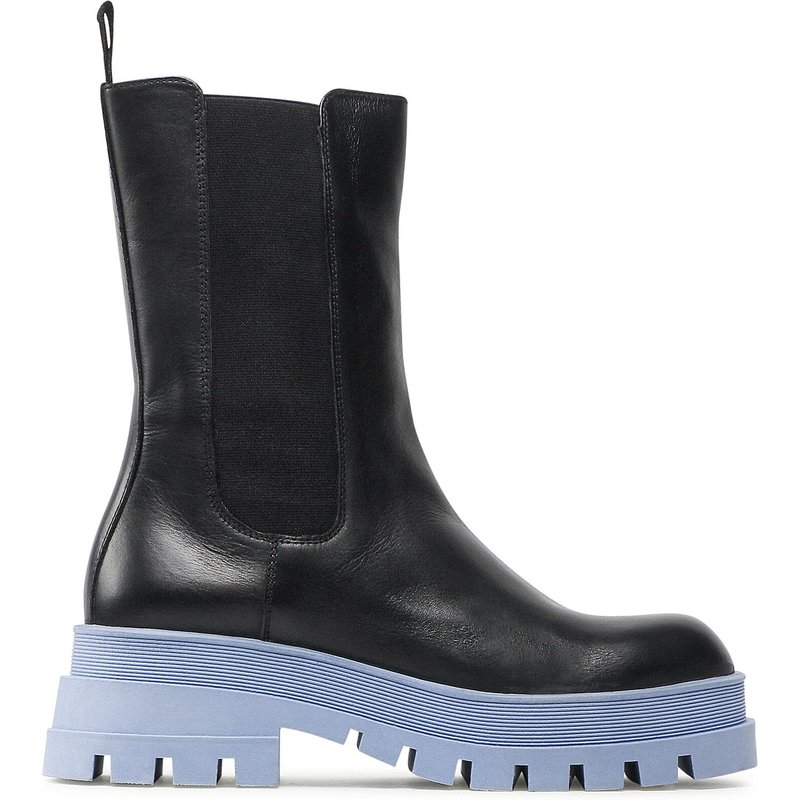 Klassische Stiefeletten Badura INES-02 Schwarz