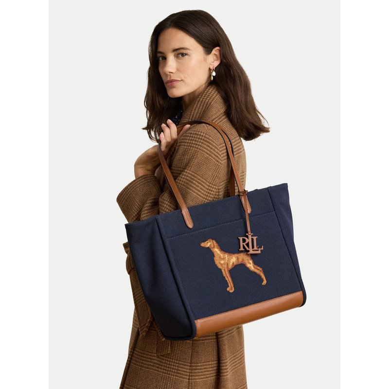 Handtasche LAUREN RALPH LAUREN 431P18735002 Dunkelblau