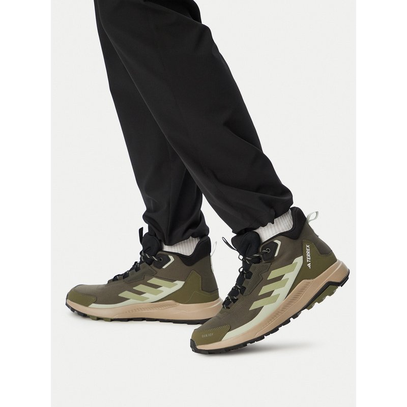 Trekkingschuhe adidas Terrex Anylander Mid Rain.Rdy Hiking Shoes JR6594 Braun