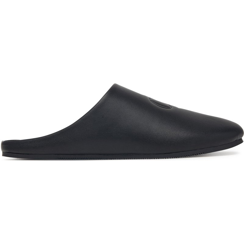 Hausschuhe Calvin Klein Home Slipper Mule Lth HM0HM02279 Schwarz