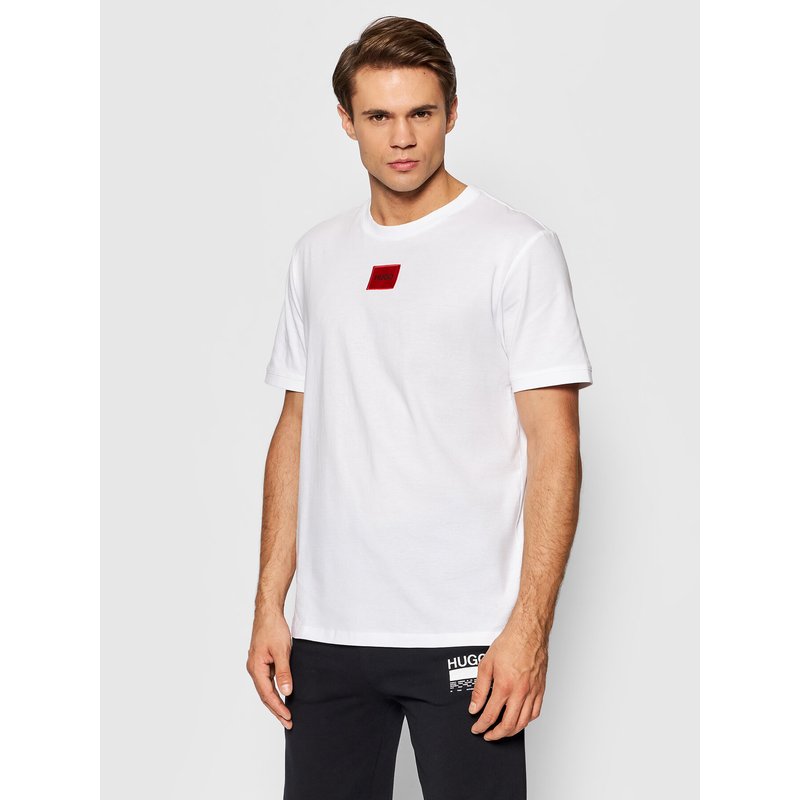 Hugo T-Shirt Diragolino 212 50447978 Weiß Regular Fit