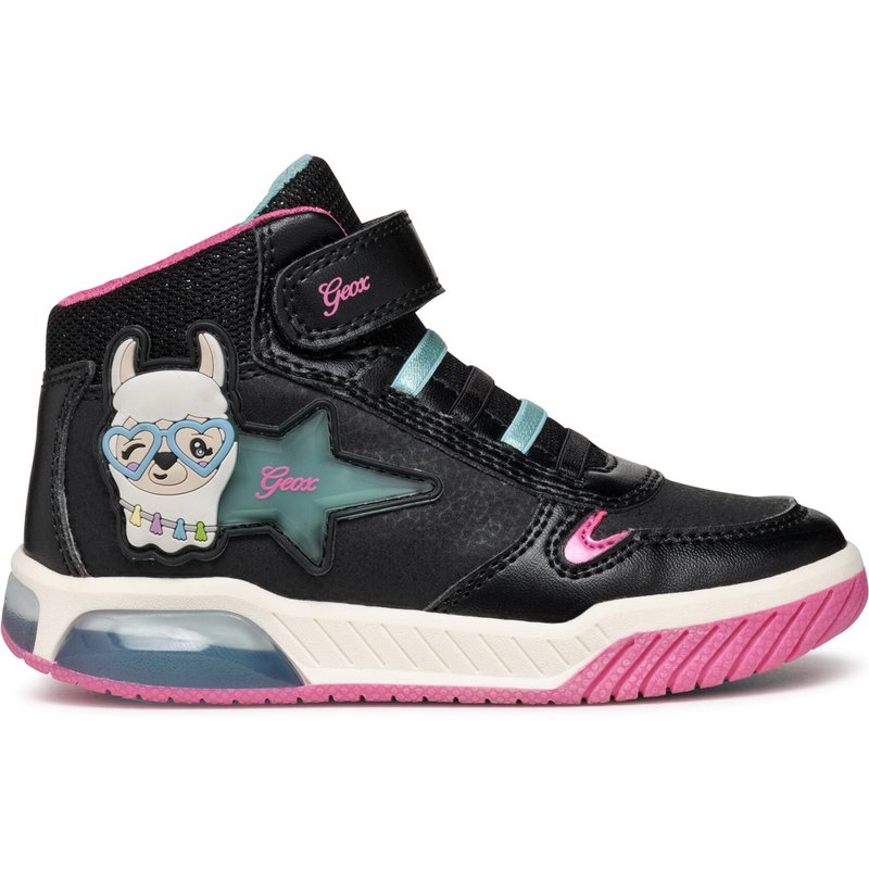 Sneakers Geox J Inek Girl J36ASC 0CENF C9B4A M Schwarz