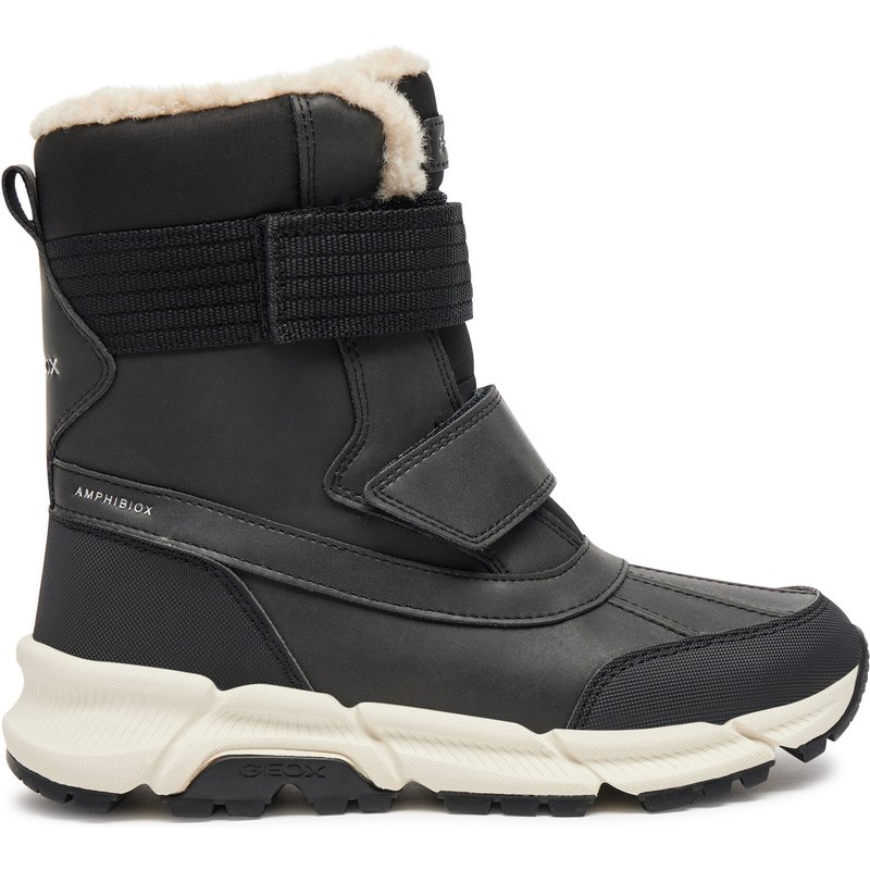 Schneeschuhe Geox J Flexyper Plus Boy J46LCF 0MEFU C9999 S Schwarz