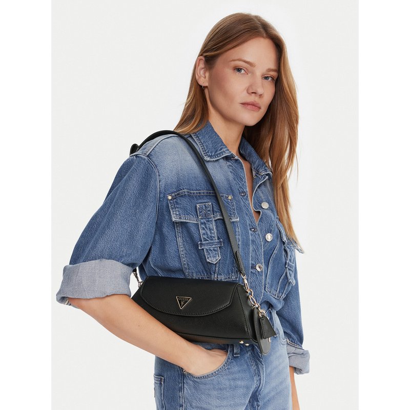 Handtasche Guess Bolena HWZG92 07190 Schwarz