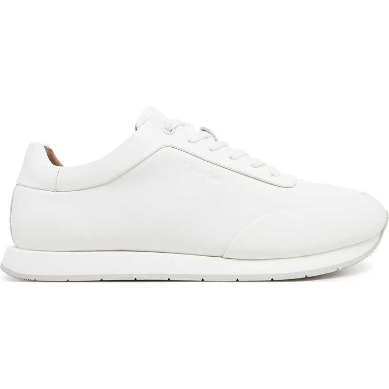Sneakers Calvin Klein Low Prof Runn Laceup Rubb Lth HM0HM01707 Weiß