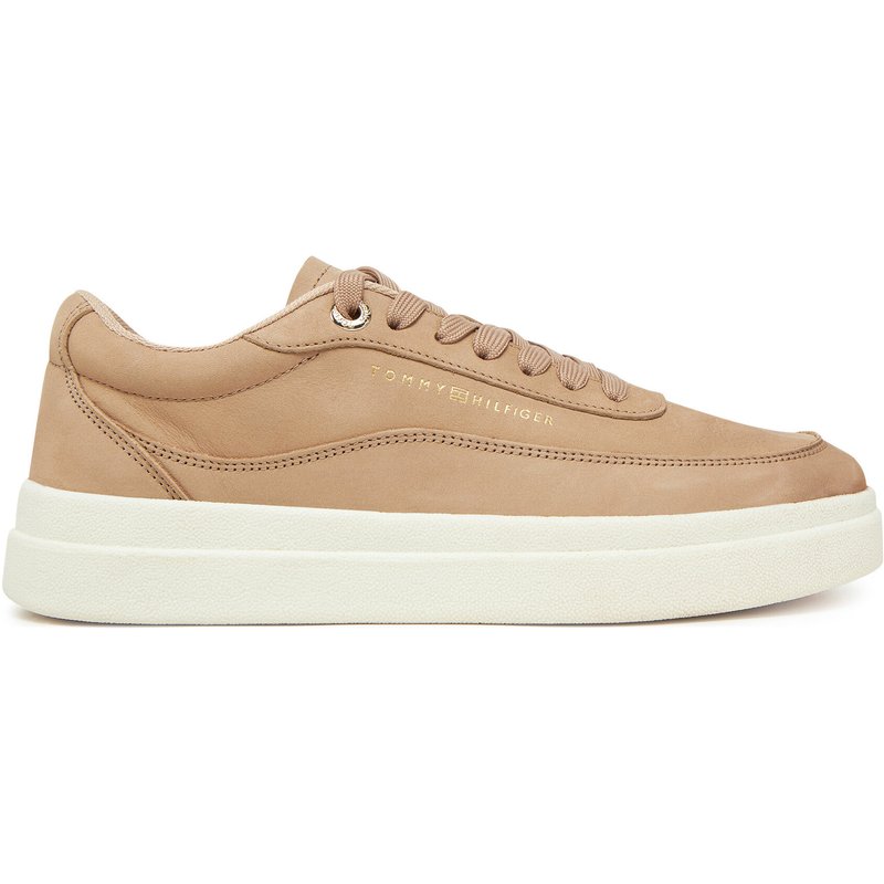 Sneakers Tommy Hilfiger Modern Court Sneaker Nubuck FW0FW08462 Beige