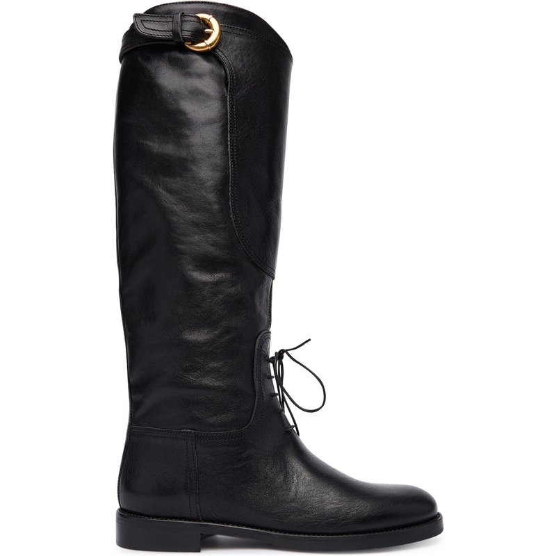 Klassische Stiefel Weekend Max Mara Visby 2525796015600 Schwarz