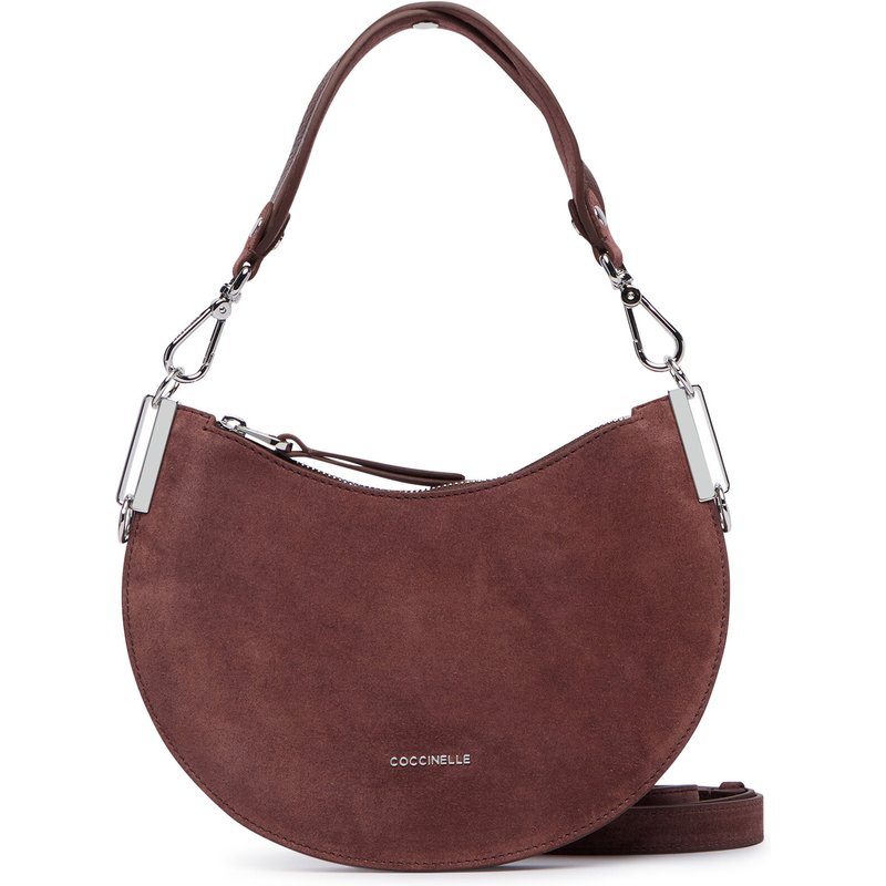Handtasche Coccinelle QKG Coccinellesunup Suede E1 QKG 13 03 01 Dunkelrot