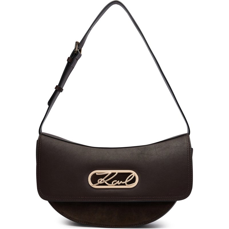Handtasche KARL LAGERFELD B4W30336 Dunkelbraun