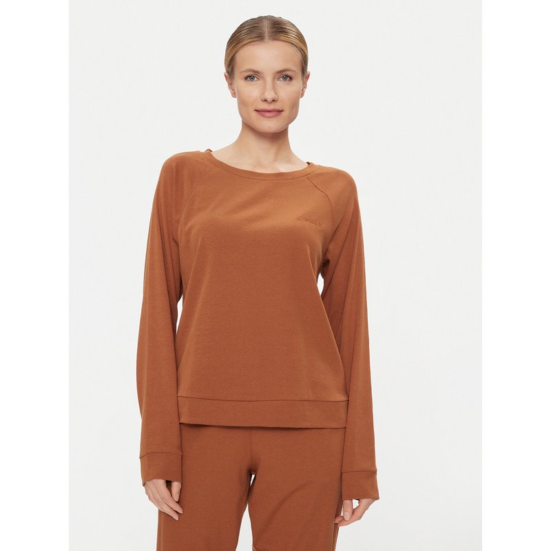 Calvin Klein Underwear Pyjama-T-Shirt 000QS7003E Braun Regular Fit