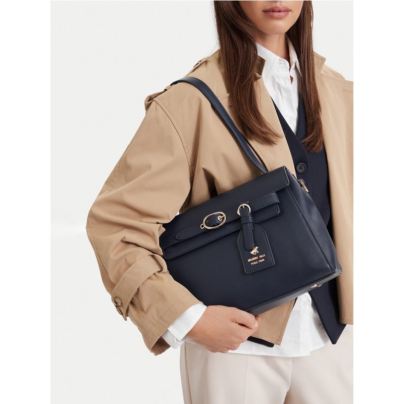 Handtasche Beverly Hills Polo Club CEO-BHPC-C-011-10 Dunkelblau