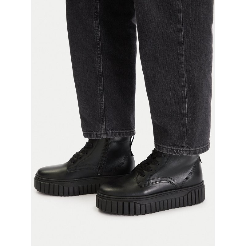 Schnürschuhe Tamaris 1-25267-45 Schwarz