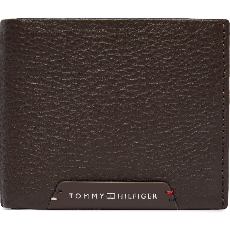 Geldbörse Tommy Hilfiger Th Corp Mini Cc AM0AM14788 Dunkelbraun