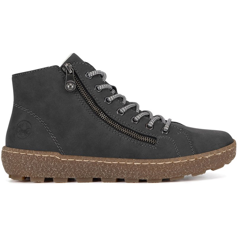 Schnürschuhe Rieker N1020-45 Grau