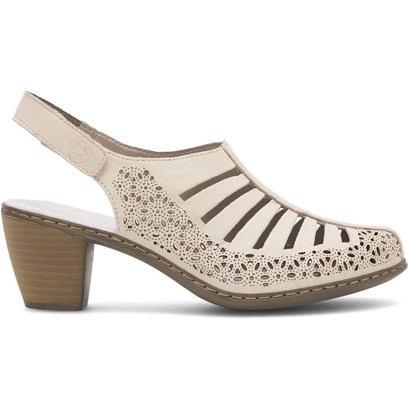 Halbschuhe Rieker 40959-60 Beige