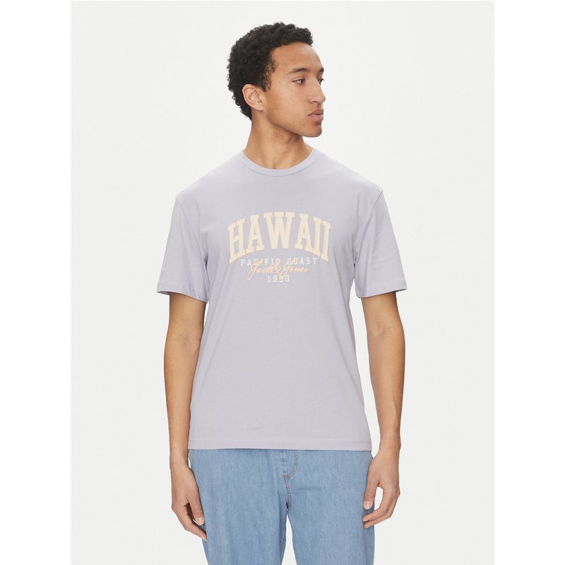 Jack & Jones T-Shirt Detroit 12268441 Violett Relaxed Fit