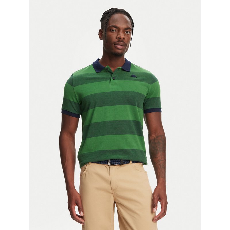Robe di Kappa Poloshirt Ming 64126KW Grün Slim Fit