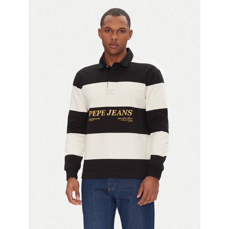Pepe Jeans Poloshirt Brandon PM542230 Schwarz Regular Fit